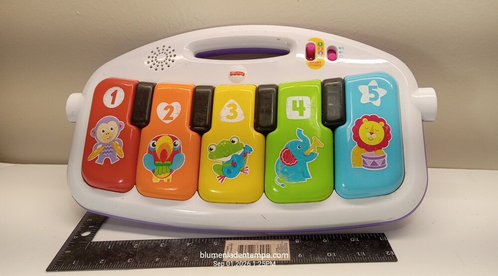 Fisher-Price Laugh & Learn Silly Sounds Light-up Piano Musical Toy FYK56